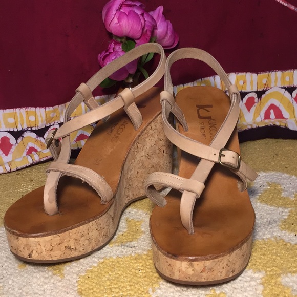 K Jacques St Tropez Diapason Cork Slide Sandals 9 - Picture 5 of 8